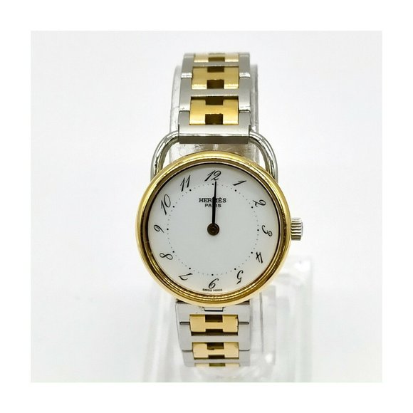 Hermes Accessories - Hermes Watch ARSO operates normally 25mm Women's Whites X Silver
